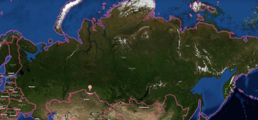 Omsk na Karte Rossii min