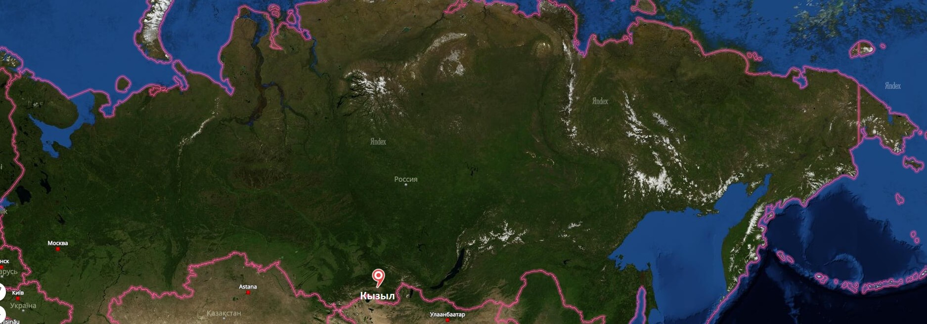 Карта Кызыла подробная с улицами, номерами домов, районами. Схема и спутниконлайн