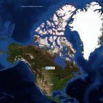 Карта америки и канады