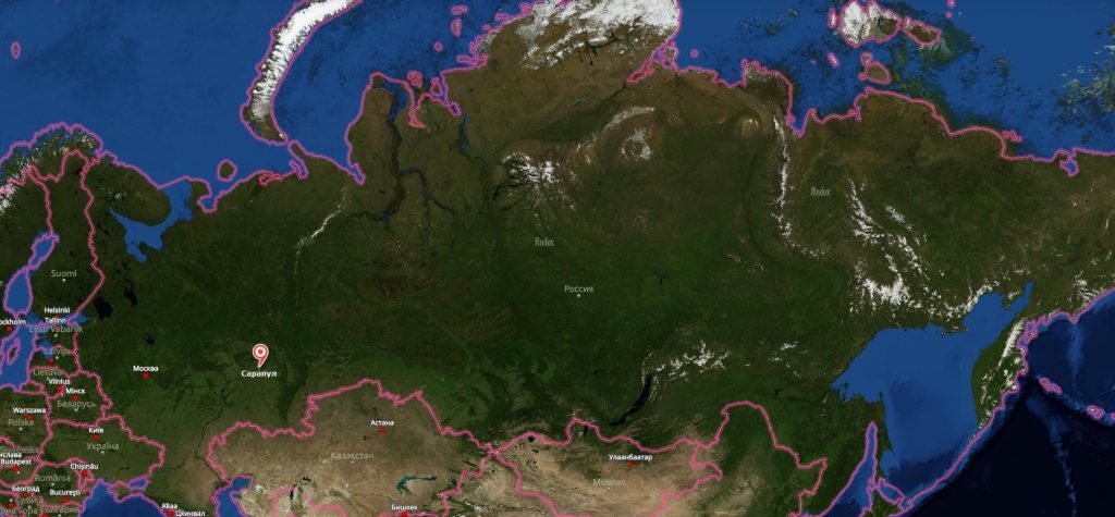 Сарапул на карте России-min