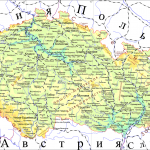 Карта Чешской республики