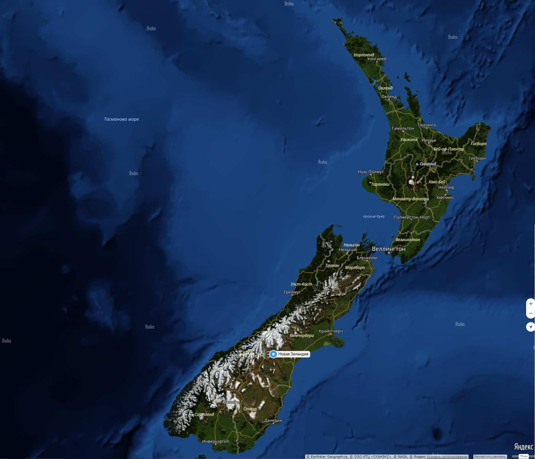 Юго западная часть тихого океана. Новая Зеландия на карте. Остров новая Зеландия на карте.