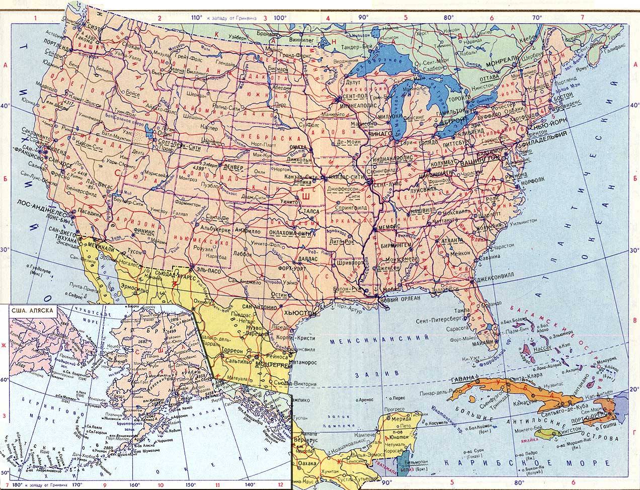 Штат северная каролина карта