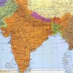 Физическая карта Индии-min