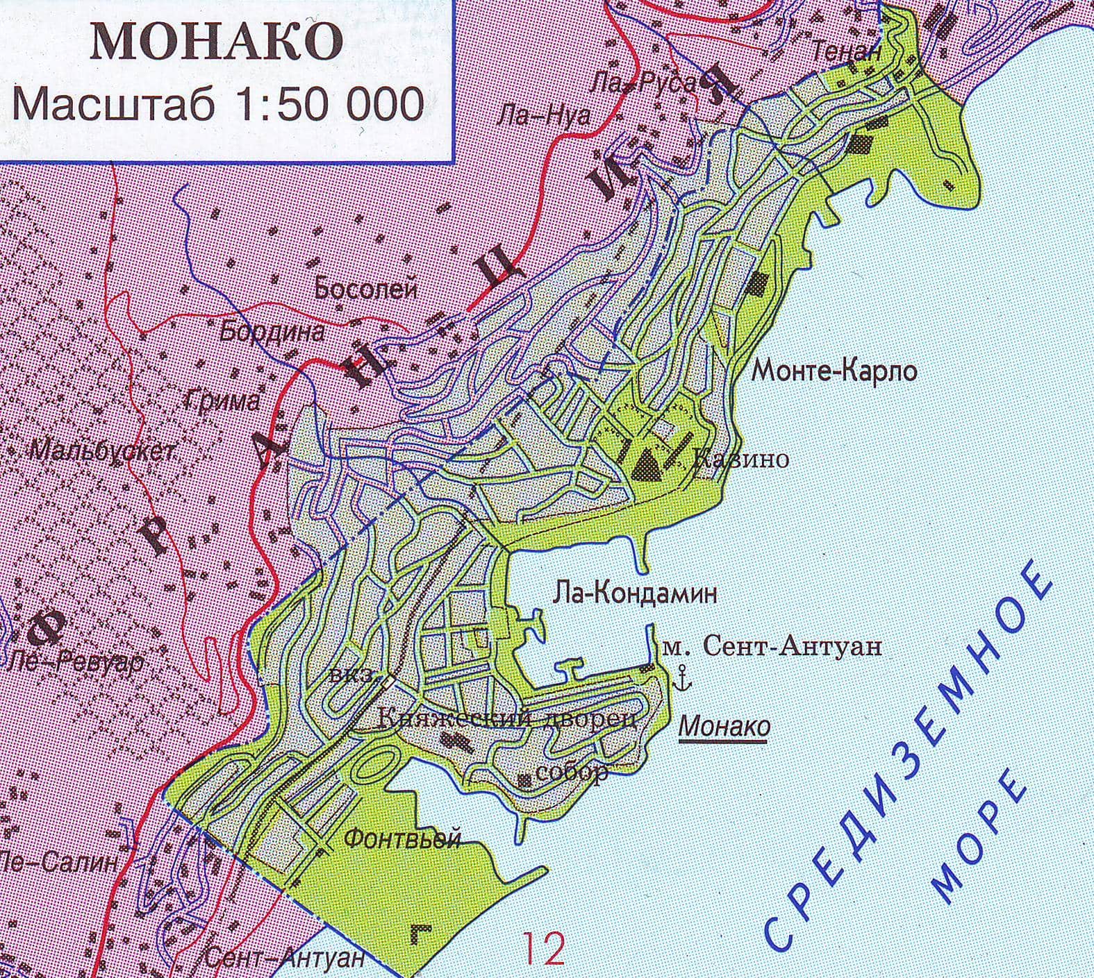 Княжество монако на карте европы дом в болгарии у моря купить