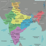 Карта индии по регионам-min